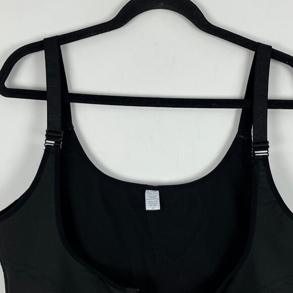 Ashley Stewart Compession Shape Wear Size 3X Spaghetti Strap Front Hook & Eye - Picture 2 of 9